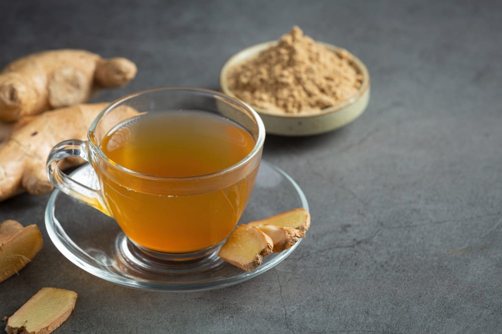 Ginger Tea for Stimulating Digestive Enzymes 